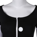 Hazbin Hotel TV Carmilla Carmine Women Black Jumpsuit Party Carnival Halloween Cosplay Costume