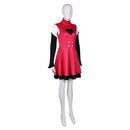 Hazbin Hotel TV Charlie Morningstar Women Pink Dress Combat Outfit Cosplay Costume