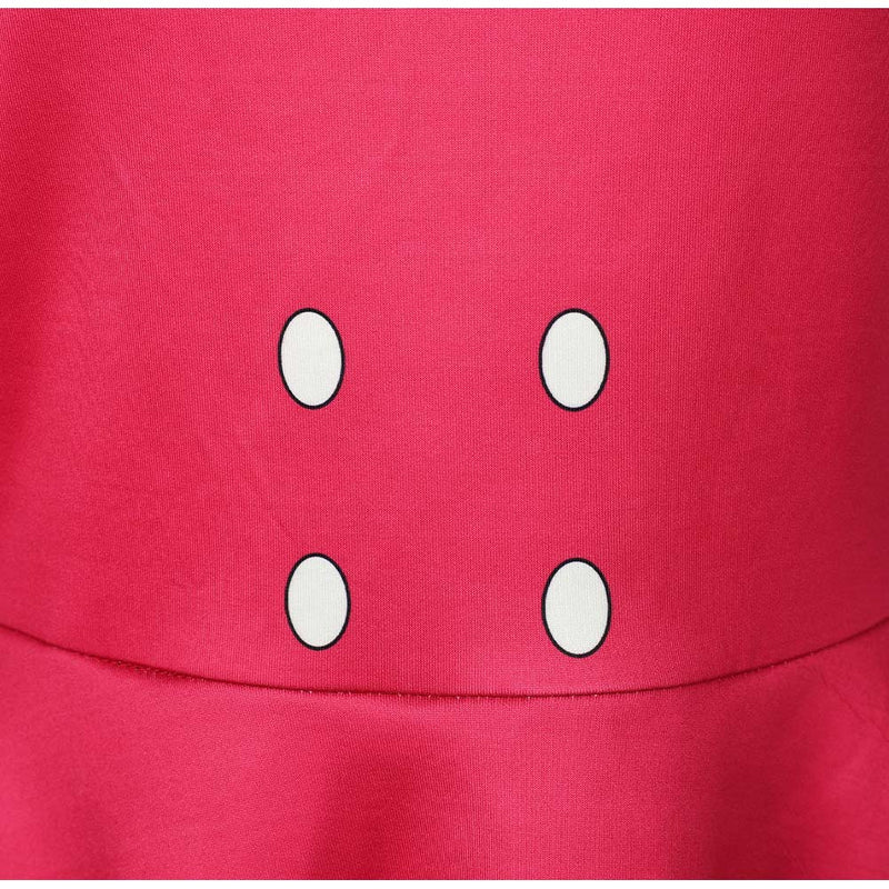 Hazbin Hotel TV Charlie Morningstar Women Pink Dress Combat Outfit Cosplay Costume