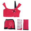 Hazbin Hotel TV Cherri Bomb Women Red Outfit Party Carnival Halloween Cosplay Costume