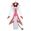 Hazbin Hotel TV Lucifer Morningstar White Combat Suit Party Carnival Halloween Cosplay Costume