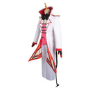 Hazbin Hotel TV Lucifer Morningstar White Combat Suit Party Carnival Halloween Cosplay Costume