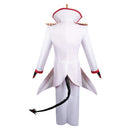 Hazbin Hotel TV Lucifer Morningstar White Combat Suit Party Carnival Halloween Cosplay Costume