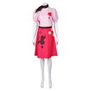 Hazbin Hotel TV Niffty Women Pink Printed Dress Party Carnival Halloween Cosplay Costume