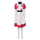 Hazbin Hotel TV Niffty Women White Dress Party Carnival Halloween Cosplay Costume