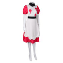 Hazbin Hotel TV Niffty Women White Dress Party Carnival Halloween Cosplay Costume