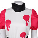 Hazbin Hotel TV Niffty Women White Dress Party Carnival Halloween Cosplay Costume
