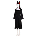 Hazbin Hotel TV Nun Alastor Women Black Dress With Hat Party Carnival Halloween Cosplay Costume
