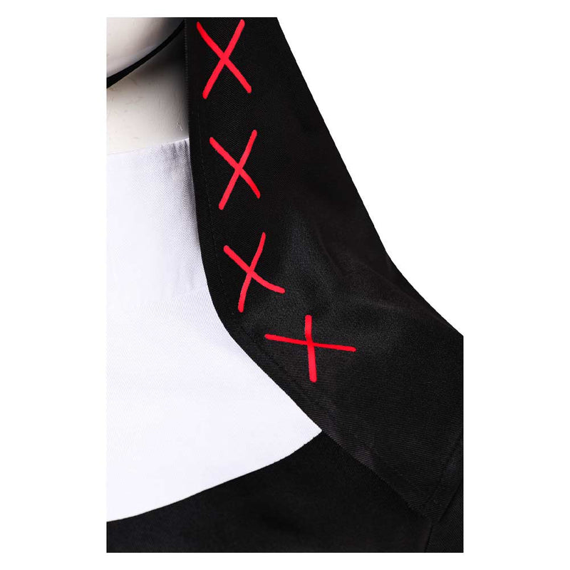 Hazbin Hotel TV Nun Alastor Women Black Dress With Hat Party Carnival Halloween Cosplay Costume