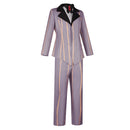 Hazbin Hotel TV Sir Pentious Purple Suit Party Carnival Halloween Cosplay Costume