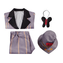 Hazbin Hotel TV Sir Pentious Purple Suit Party Carnival Halloween Cosplay Costume