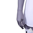 Hazbin Hotel TV Vaggie Women White Dress Set Party Carnival Halloween Cosplay Costume