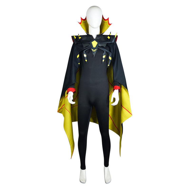 Hazbin Hotel Zestial Black Outfit Carnival Halloween Cosplay Costume