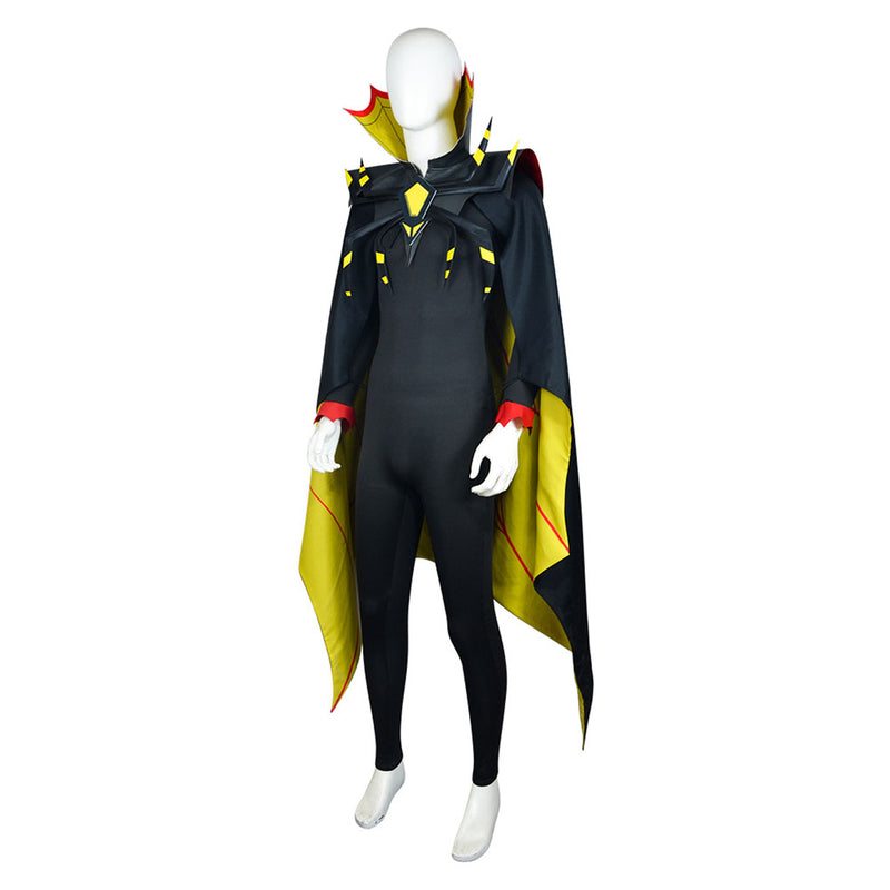 Hazbin Hotel Zestial Black Outfit Carnival Halloween Cosplay Costume