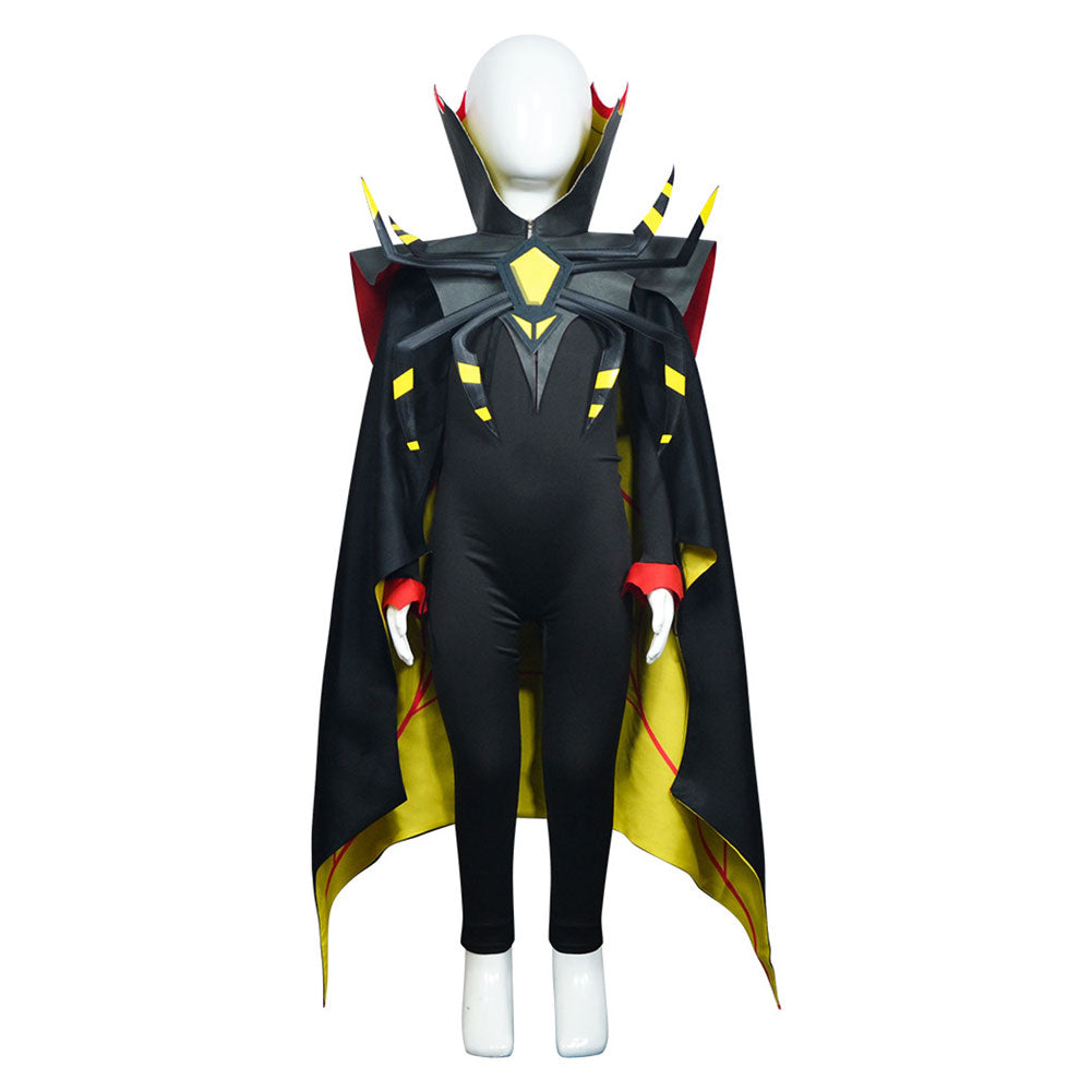 Hazbin Hotel Zestial Black Outfit Carnival Halloween Cosplay Costume