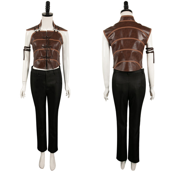 Hellblade: Senua's Sacrifice Game Senua Women Brown Outfit Party Carnival Halloween Cosplay Costume