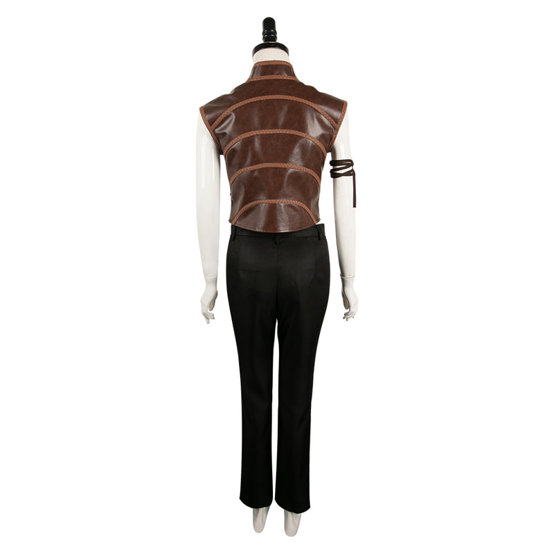Hellblade: Senua's Sacrifice Game Senua Women Brown Outfit Party Carnival Halloween Cosplay Costume
