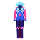 Helluva Boss Hazbin Hotel TV Asmodeus Ozzie Blue Outfit Party Carnival Halloween Cosplay Costume