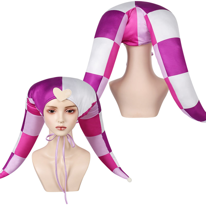 Helluva Boss Hazbin Hotel TV Fizzarolli Purple Cosplay Hat Halloween Carnival Costume Props