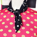 Helluva Boss Hazbin Hotel TV Fizzarolli Red Polka Dot Outfit Party Carnival Halloween Cosplay Costume
