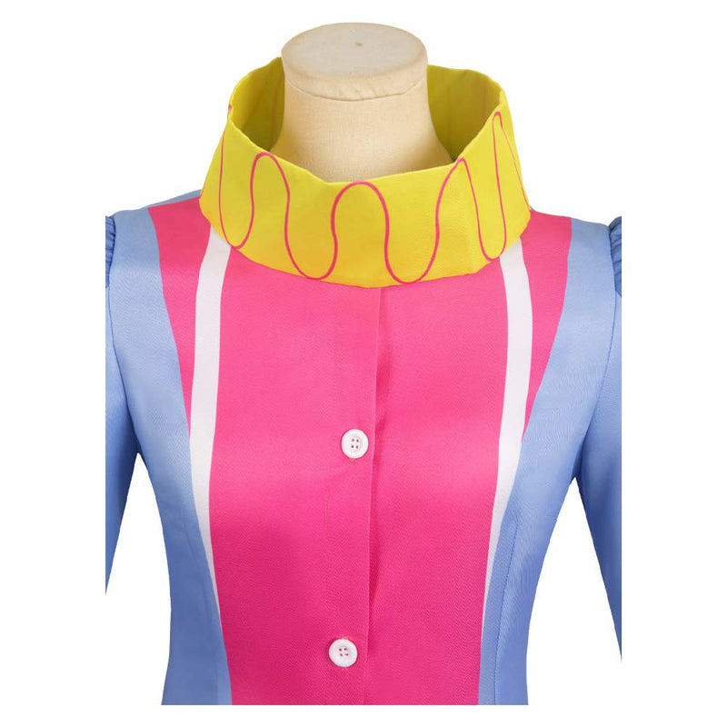 Helluva Boss Hazbin Hotel TV Fizzarolli Women Clown Outfit Party Carnival Halloween Cosplay Costume