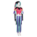 Helluva Boss Hazbin Hotel TV Fizzarolli Women Clown Suit Party Carnival Halloween Cosplay Costume