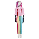 Helluva Boss Hazbin Hotel TV Fizzarolli Women Pink Outfit Party Carnival Halloween Cosplay Costume