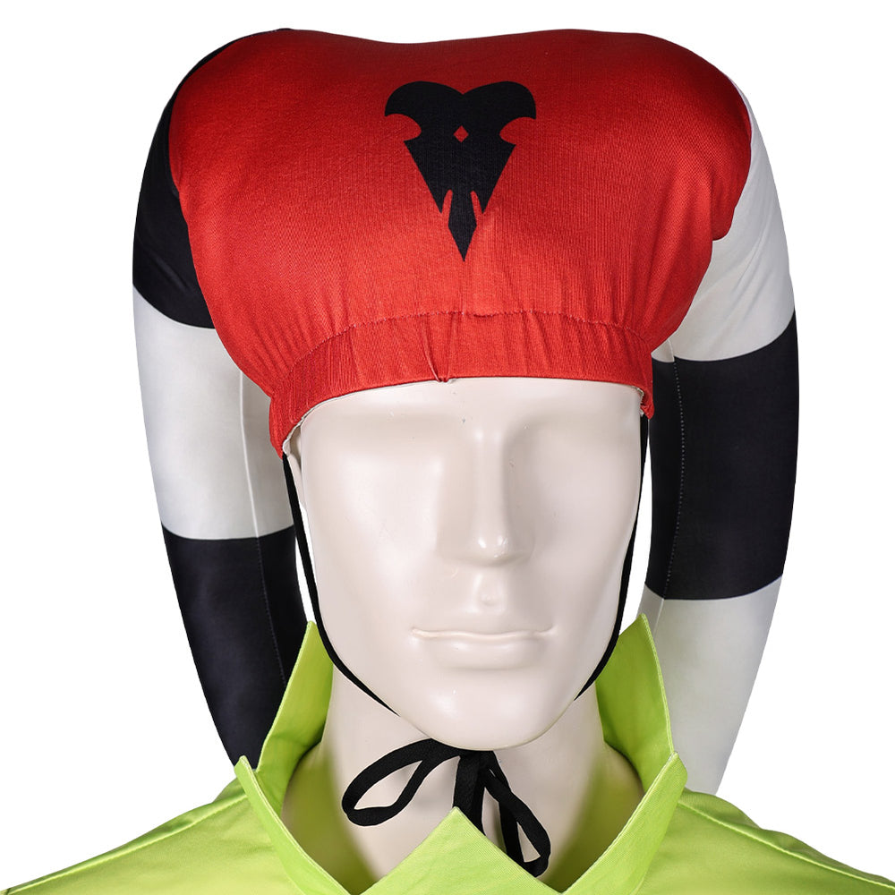 Helluva Boss Hazbin Hotel Fizzarolli Yellow Suit With Hat Party Carniv