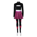Helluva Boss Hazbin Hotel TV Sallie May Women Black Outfit Party Carnival Halloween Cosplay Costume