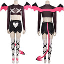 Helluva Boss Hazbin Hotel Verosika Mayday Women Black Outfit Carnival Halloween Cosplay Costume