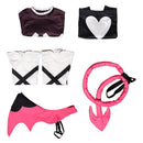 Helluva Boss Hazbin Hotel Verosika Mayday Women Black Outfit Carnival Halloween Cosplay Costume