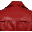 Homicipher Mr. Scarletella Red Leather Coat Carnival Halloween Cosplay Costume