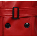 Homicipher Mr. Scarletella Red Leather Coat Carnival Halloween Cosplay Costume