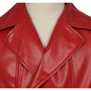 Homicipher Mr. Scarletella Red Leather Coat Carnival Halloween Cosplay Costume