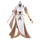 Honkai: Star Rail Aglaea Women White Dress Outfit Carnival Halloween Cosplay Costume
