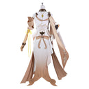 Honkai: Star Rail Aglaea Women White Dress Outfit Carnival Halloween Cosplay Costume