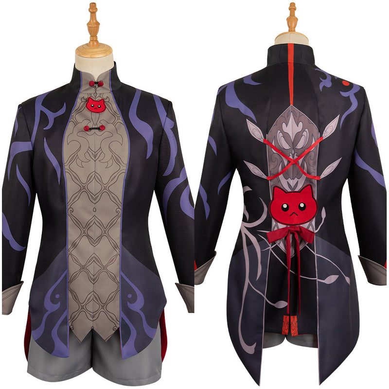 Honkai: Star Rail Game Blade Purple Outfit Party Carnival Halloween Cosplay Costume