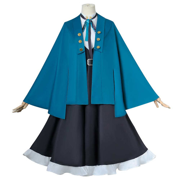 Honkai: Star Rail Game Firefly Women Blue Dress Party Carnival Halloween Cosplay Costume