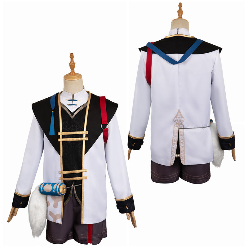 Honkai: Star Rail Game Jing Yuan White Outfit Party Carnival Halloween Cosplay Costume