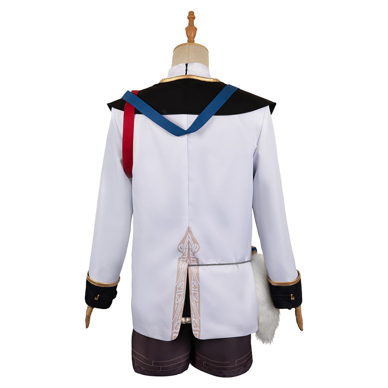 Honkai: Star Rail Game Jing Yuan White Outfit Party Carnival Halloween Cosplay Costume