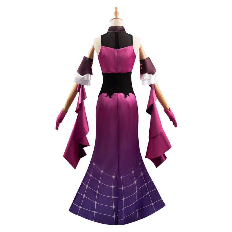 Honkai: Star Rail Game Kafka Women Purple Dress Party Carnival Halloween Cosplay Costume