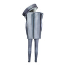 Honkai: Star Rail Game Lordly Trashcan Grey Outfit Party Carnival Halloween Cosplay Costume