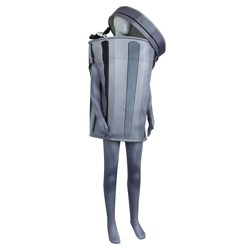 Honkai: Star Rail Game Lordly Trashcan Grey Outfit Party Carnival Halloween Cosplay Costume