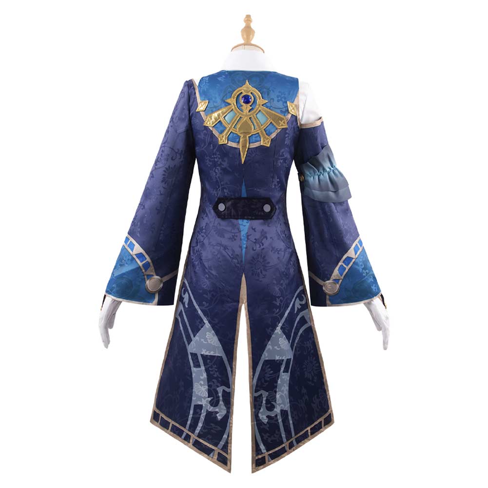Honkai Star Rail Mikhail Char Legwork Blue Outfit Party Carnival Hall