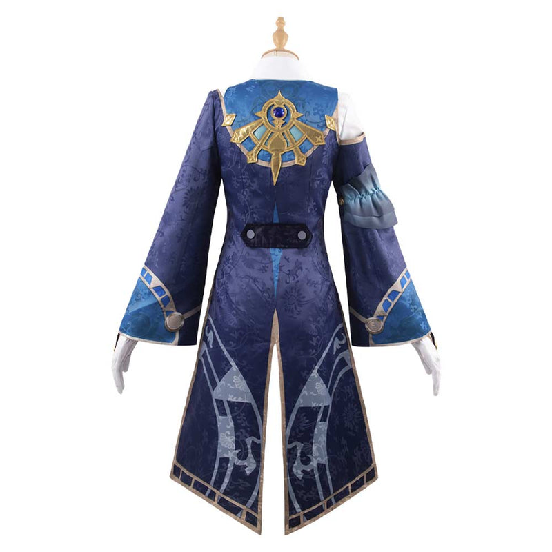 Honkai: Star Rail Game Mikhail Char Legwork Blue Outfit Party Carnival Halloween Cosplay Costume