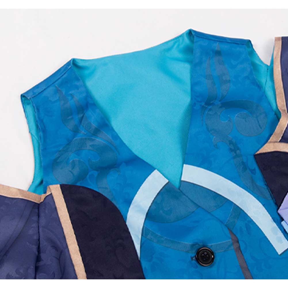 Honkai Star Rail Mikhail Char Legwork Blue Outfit Party Carnival Hall