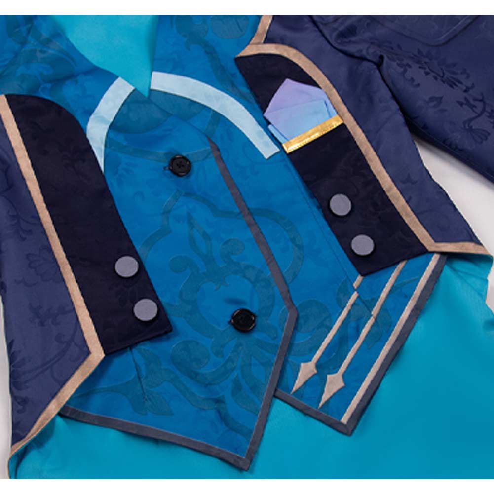 Honkai Star Rail Mikhail Char Legwork Blue Outfit Party Carnival Hall