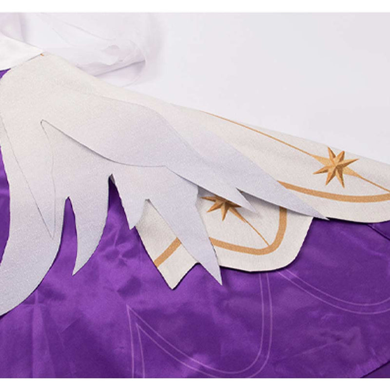 Honkai: Star Rail Game Robin Women Purple Dress Party Carnival Halloween Cosplay Costume