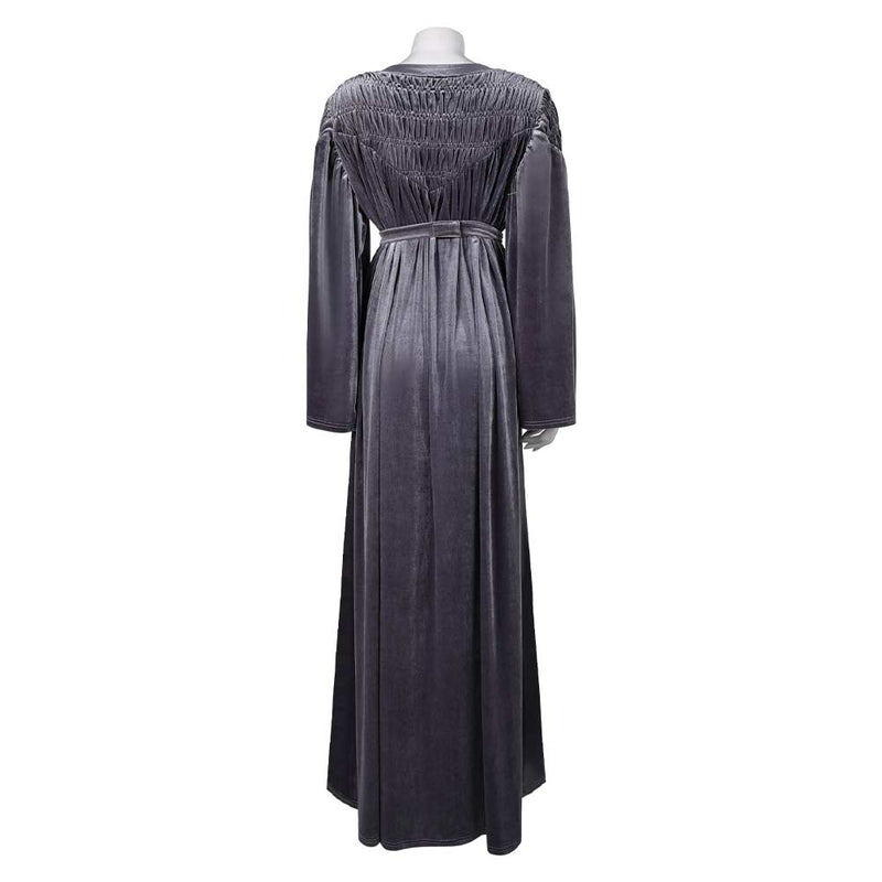grey dress costume Grey Chiffon Chemise