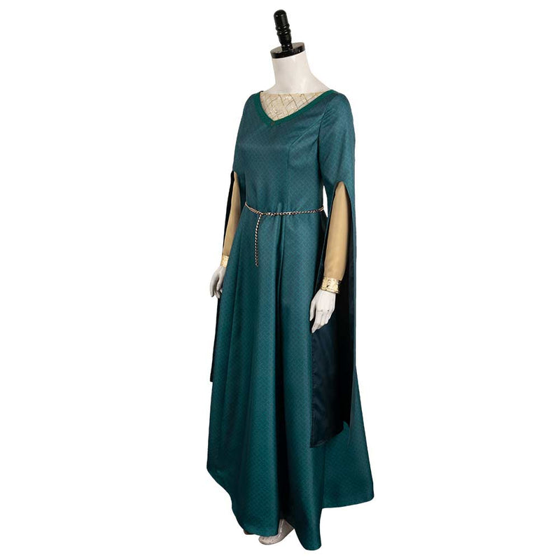 House of the Dragon TV Alicent Hightower Women Green Dress Outfits Cosplay Costume